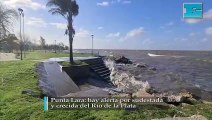Punta Lara: hay alerta por sudestada y crecida del Río de la Plata