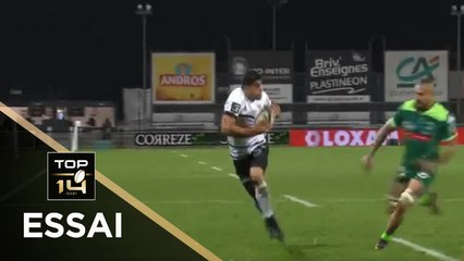 TOP 14 - Essai de Axel MULLER (CAB) - Brive - Pau - J3 - Saison 2020/2021