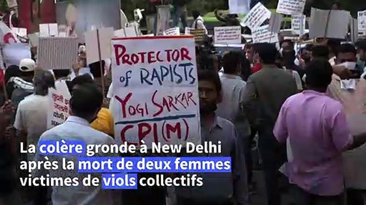 Inde: manifestation à New Dehli après la mort de deux femmes dalits victimes de viols collectifs