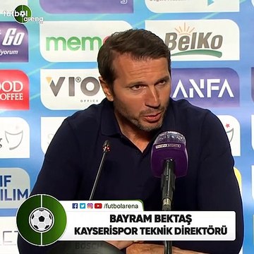 Bayram Bektaş: Galip gelmek ve puanımızı 6'ye yükseltmek önemliydi