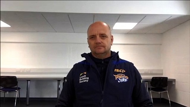 Leeds Rhinos coach Richard Agar ahead of Coral Challenge Cup semi-final v Wigan Warriors