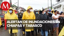 Por lluvias, Conagua abrirá presa Peñitas; alerta de inundaciones en Chiapas y Tabasco