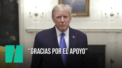 Donald Trump manda un mensaje antes de ser hospitalizado