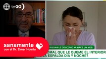 ¿Es normal sentir quemazón al interior de la espalda? | Sanamente con el Doctor Elmer Huerta (HOY)