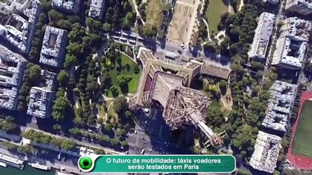 O futuro da mobilidade: táxis voadores serão testados em Paris