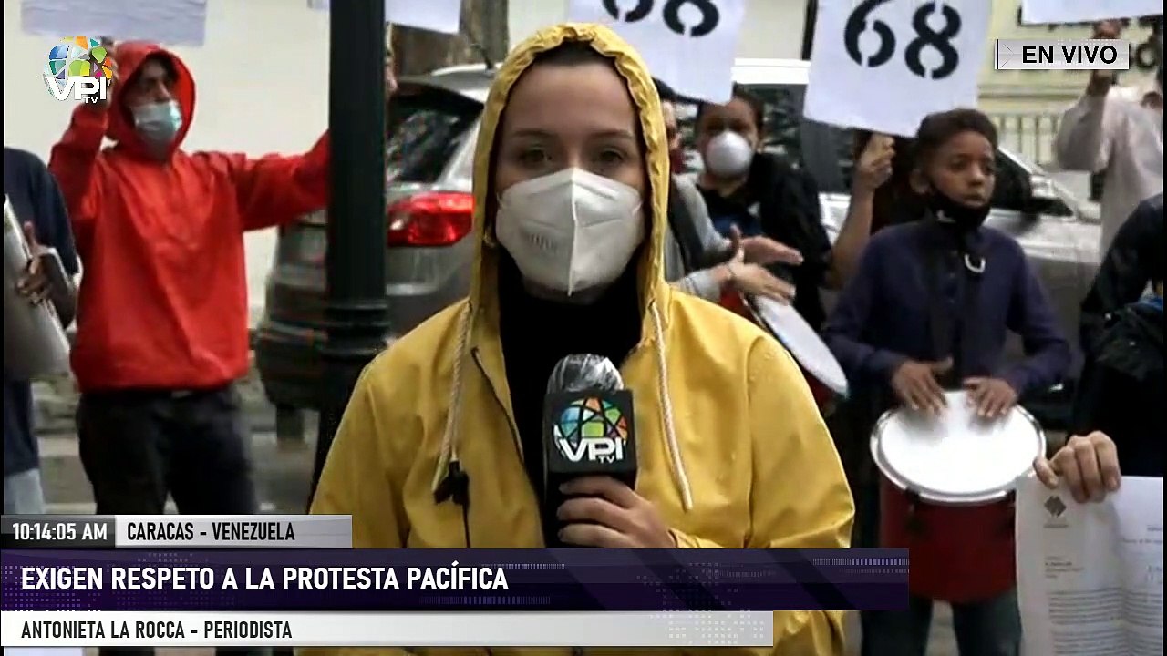 Exigen respeto a la protesta pacífica - Caracas - VPItv