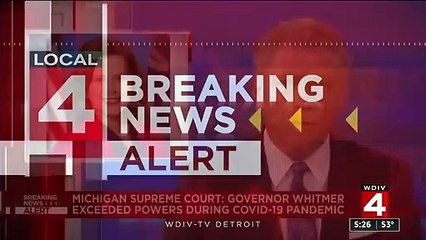 Download Video: Michigan Supreme Court- Gov. Whitmer exceeded powers during coronavirus pandemic