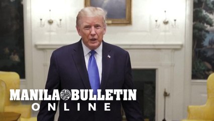 'I think I'm doing very well,' says Trump in video message