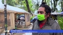 Activistas siembran marihuana frente al Senado mexicano para promover legalización