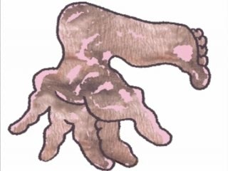 Des mains et des pieds