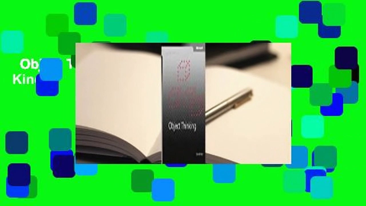 Object Thinking  For Kindle