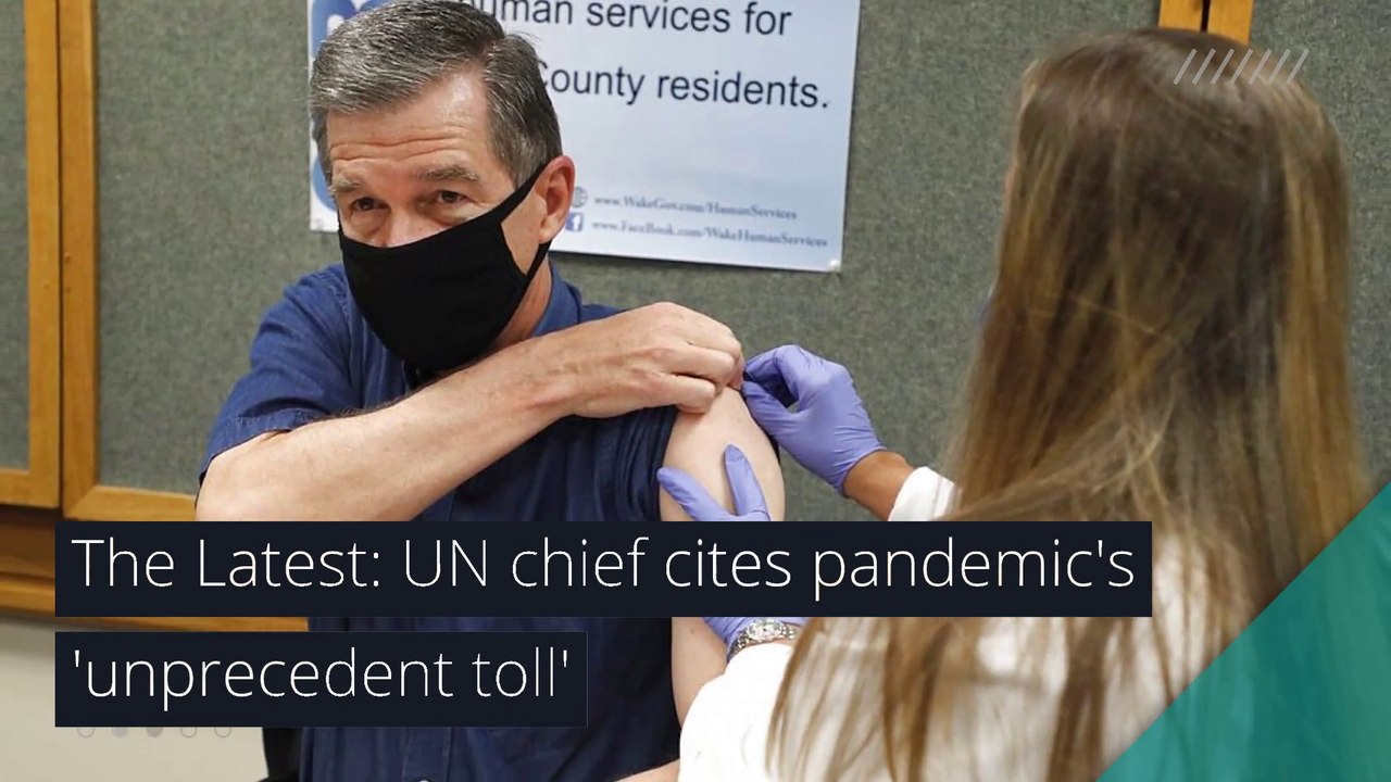 The Latest: UN chief cites pandemic's 'unprecedent toll', and other top stories in health from October 02, 2020.