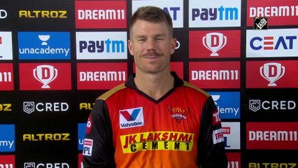 Télécharger la video: David Warner lauds Priyam, Abhishek’s performance against CSK