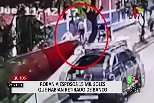 Iquitos: ladrones balearon a hombre y se llevaron 15 mil soles.