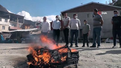 Oltu’da itfaiyecilere sürpriz kutlama