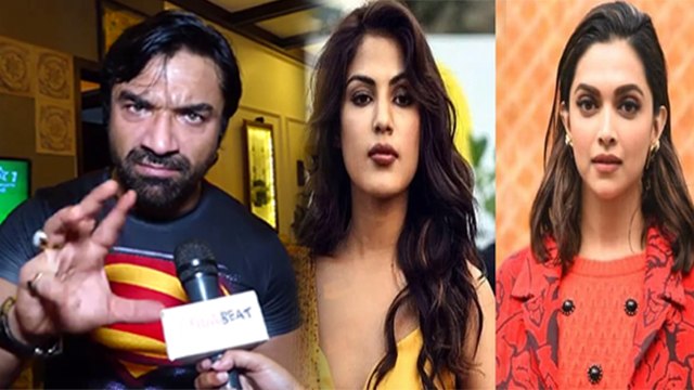 Ajaz Khan On Deepika Padukone Drugs Case and Rhea Chakraborty's Arrest | FilmiBeat