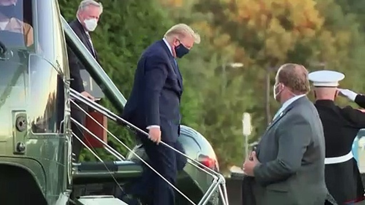 Trump wird wegen Corona-Infektion in Militärklinik behandelt