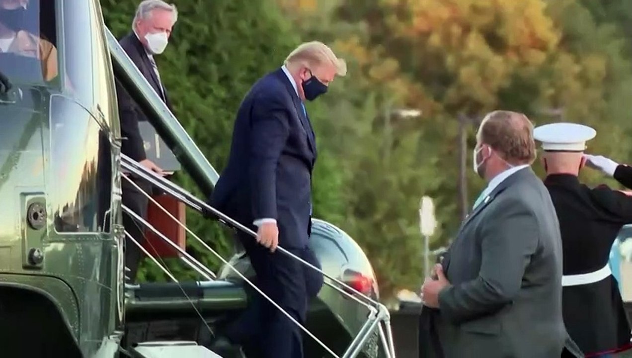 Trump wird wegen Corona-Infektion in Militärklinik behandelt