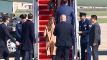 Hope Hicks boards Air Force One on Wednesday, has since tested positive for Coronavirus