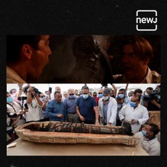 2,500-Year-Old Ancient Mummy Coffin Unsealed In Egypt, Video Goes Viral