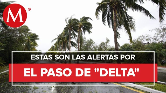 Huracán Delta: Emiten alerta roja en Quintana Roo; Yucatán y Campeche también se preparan