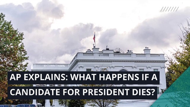 AP EXPLAINS: What happens if a candidate for president dies?, and other top stories in politics from October 07, 2020.