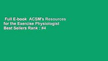 Full E-book  ACSM's Resources for the Exercise Physiologist  Best Sellers Rank : #4