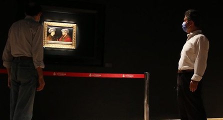 540 yıllık Fatih Sultan Mehmet tablosu ziyarete açıldı