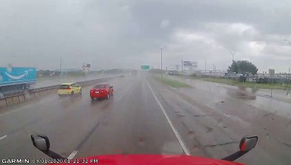 Quick Thinking Saves Driver From Devastating Crash