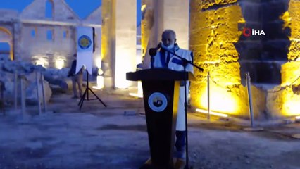 Harran Üniversitesinin akademik yıl açılışı Harran'daki ören yerinde yapıldı