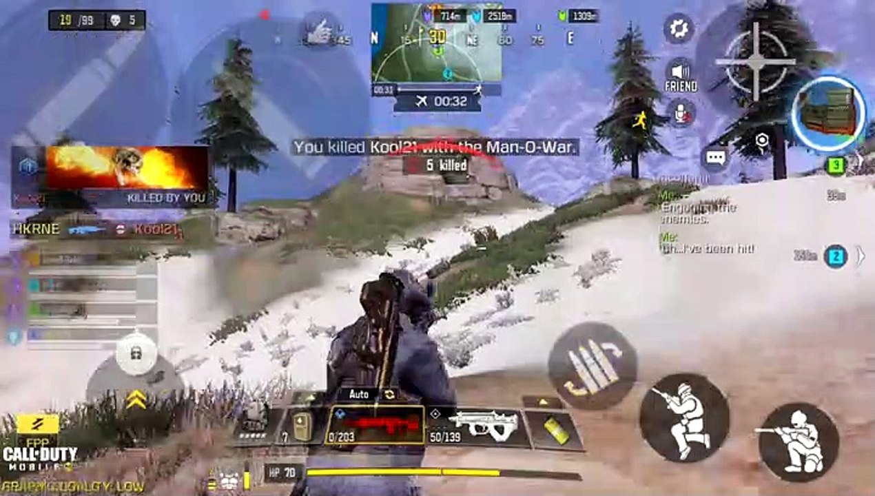 Call of duty mobile no win gameplay | CODM battle royale 2020 | funny match | Game on potato mobile | Low end phone | Game Overdose