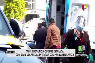 Titular: Mujer denuncia ser estafada con compra de ambulancia y es amenazada por presunto estafador