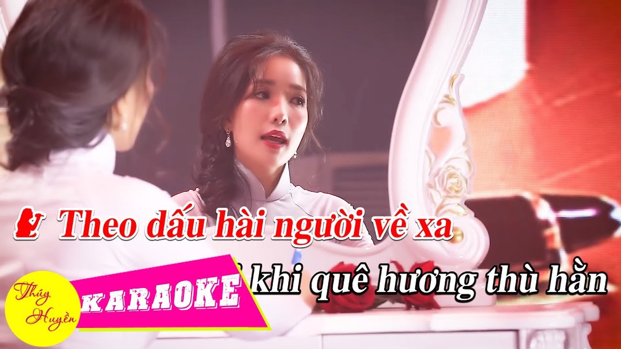 [KARAOKE] Thư Gửi Người Miền Xa - Thuý Huyền  Beat Chuẩn