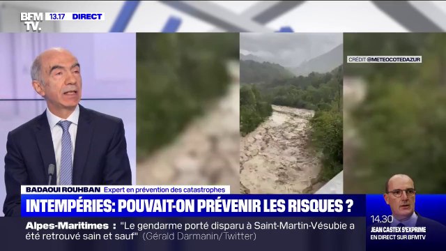 Alpes-Maritimes: C'est pratiquement un mini-tsunami , affirme Badaoui Rouhban, expert en prévention des catastrophes