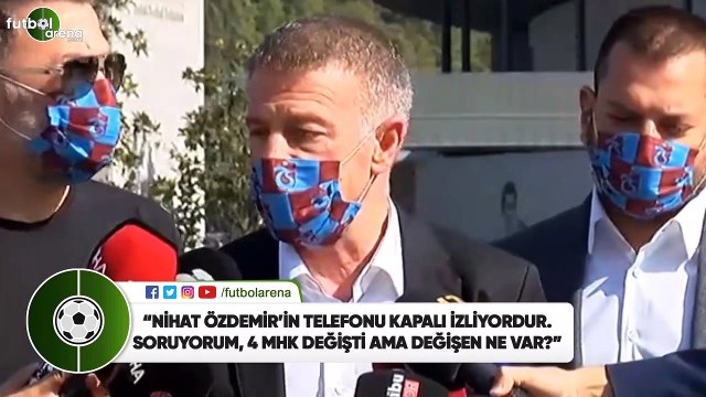 Ahmet Ağaoğlu: Nihat Özdemir'in telefonu kapalı ama izliyordur, Soruyorum, 4 MHK değişti ama değişen ne var?