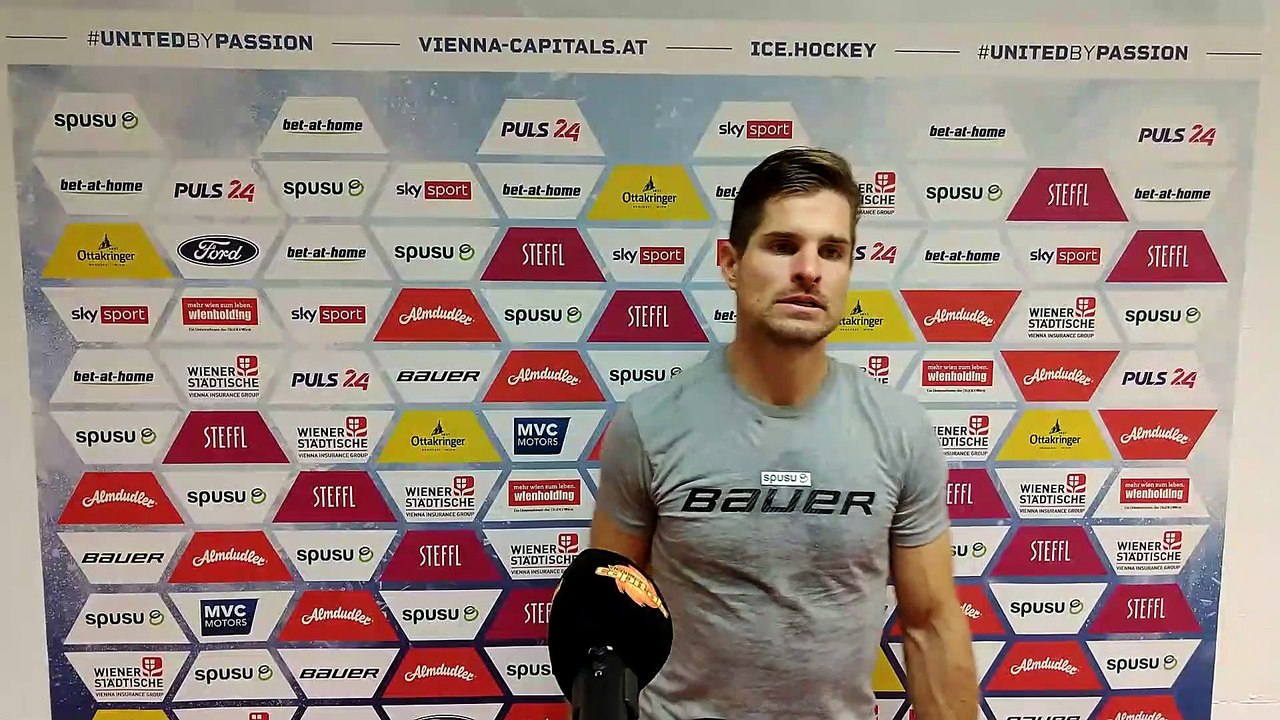 Colin Campbell nach dem Sieg gegen Linz