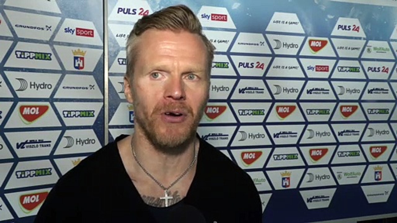 Antti Karhula nach der Niederlage gegen den KAC