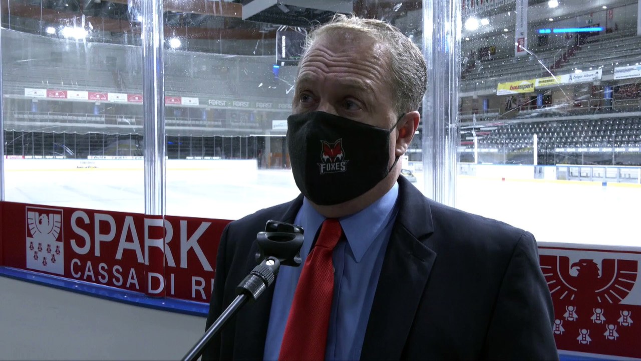 Greg Ireland nach dem Sieg gegen Innsbruck
