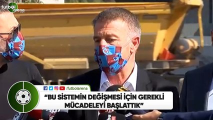 Ahmet Ağaoğlu: "Bu sistemin değişmesi için gerekli mücadeleyi başlattık"