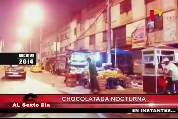 Chocolatada nocturna: El espíritu de la Navidad se traslada a las calles