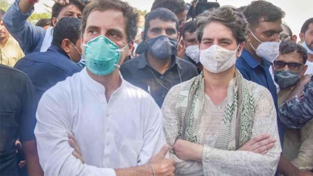 Hathras: Rahul, Priyanka Gandhi reaches Boolgadhi village