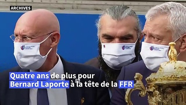 Rugby: Laporte réélu de justesse président de la Fédération française