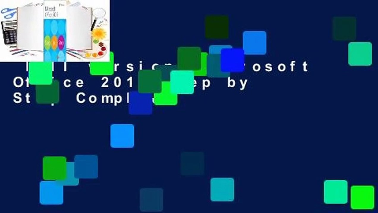 Full version  Microsoft Office 2019 Step by Step Complete