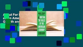 About For Books  Rewriting the Rules of the American Economy: An Agenda for Growth and Shared