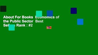 About For Books  Economics of the Public Sector  Best Sellers Rank : #2