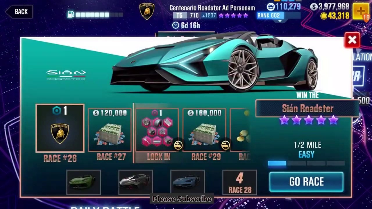 #112 CSR Racing 2 | Events | Sian Roadster | Part 2/3