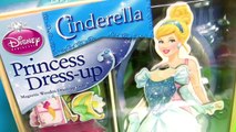 Vestido de Madeira Magnético Princesa Cinderela com a Anna Elsa Disney Frozen Completo em Portugues