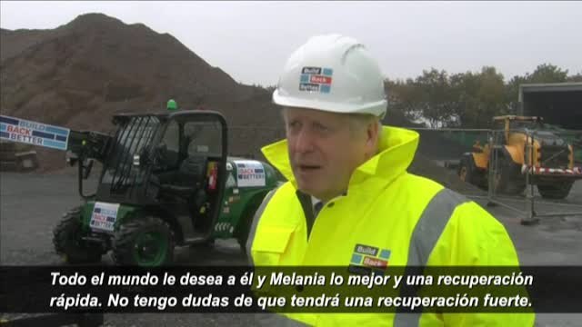 Boris Johnson: No tengo dudas de que Trump tendrá una recuperación rápida y fuerte