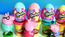 Peppa Pig Play Doh Surprise Shopkins Easter Eggs Surprise Season4 - Ovinhos de Páscoa Shopkins 2016