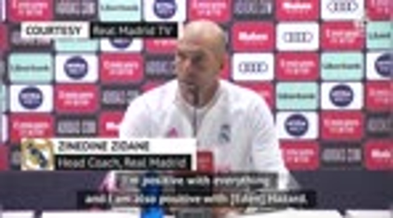 FOOTBALL: LaLiga: Zidane remains positive over injured Hazard